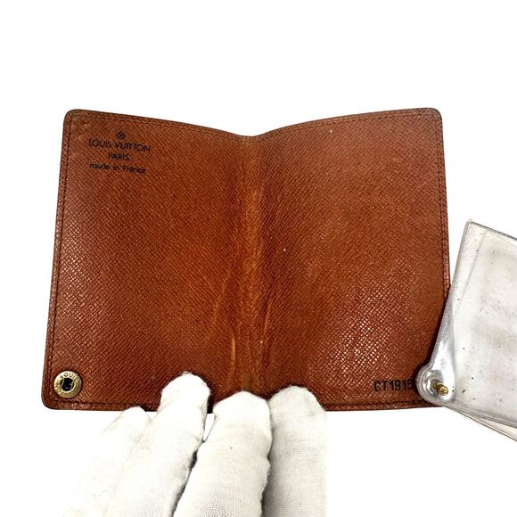 Louis Vuitton LV Monogram Porte Cartes Credit Pression Card Holder - Picture 8 of 9